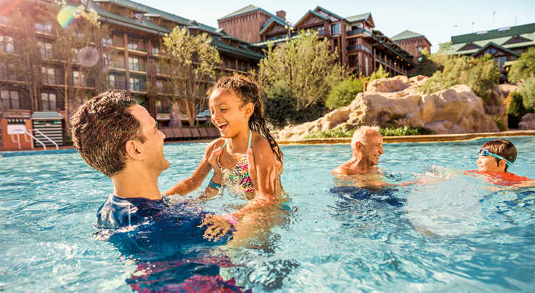 Disney World Wilderness Lodge Pool Foto Disney